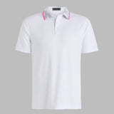 CAMO COLLAR PERFORMANCE PIQUÉ POLO