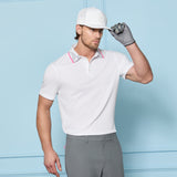 CAMO COLLAR PERFORMANCE PIQUÉ POLO