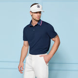 CAMO COLLAR PERFORMANCE PIQUÉ POLO