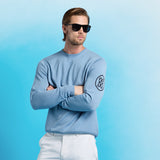 CIRCLE G MERINO WOOL CREWNECK SWEATER