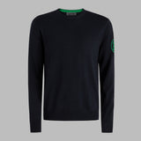 CIRCLE G MERINO WOOL CREWNECK SWEATER