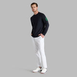 CIRCLE G MERINO WOOL CREWNECK SWEATER