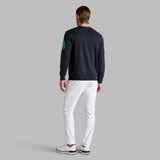 CIRCLE G MERINO WOOL CREWNECK SWEATER