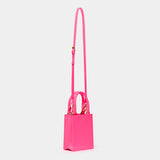 METAL TEES LEATHER MINI TOTE