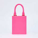 METAL TEES LEATHER MINI TOTE