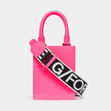 METAL TEES LEATHER MINI TOTE