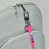 EMBOSSED SKULL & TEES LEATHER BACKPACK