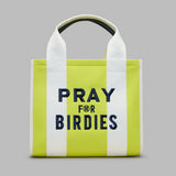 PRAY FOR BIRDIES CANVAS SQUARE BAG