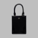 Metal Tees Box Calf Leather Mini Tote