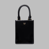 Metal Tees Box Calf Leather Mini Tote