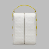 EMBOSSED LEATHER GOLF SHOE BAG