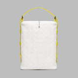 EMBOSSED LEATHER GOLF SHOE BAG