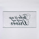 TAKE IT UP WITH MY DRIVER GOLF TOWEL